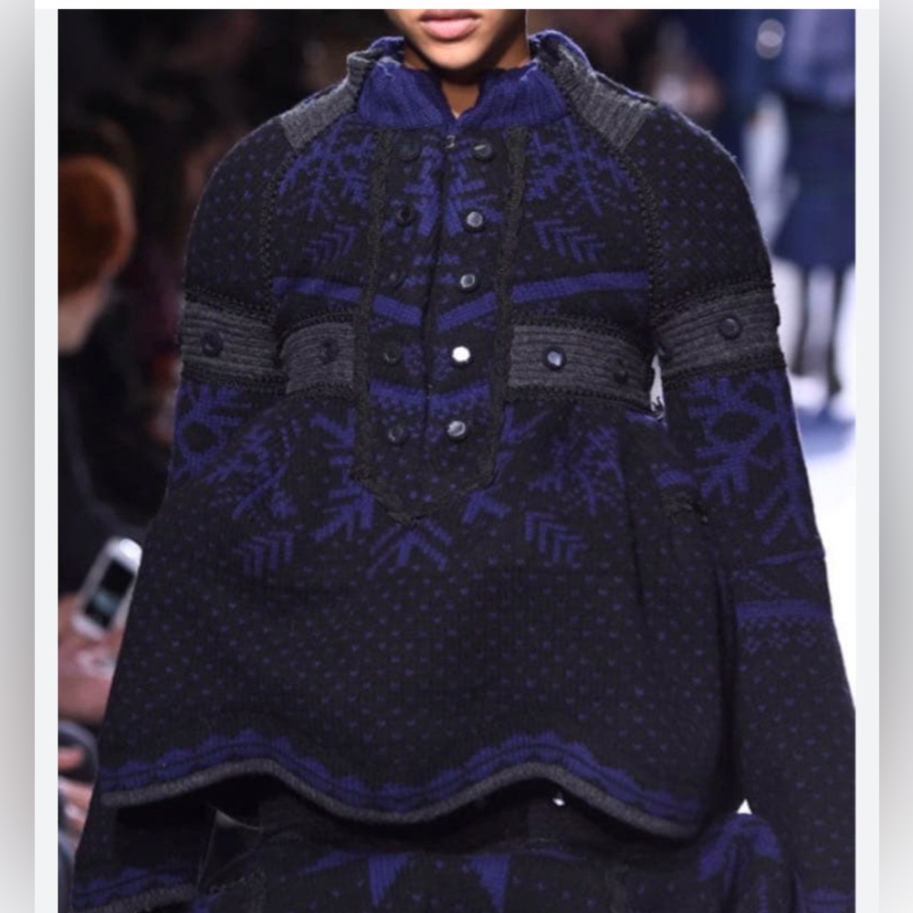 Sacai sweater Nordic collection size 2